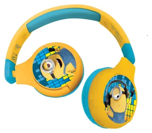 Lexibook Mimoni / Dětská bluetooth sluchátka / Skládací / Bluetooth 5.0 / Limit hlasitosti 85dB (HPBT010DES)