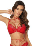 Push-up podprsenka Kinga PU-1036 Rachel Red Ruda 65G