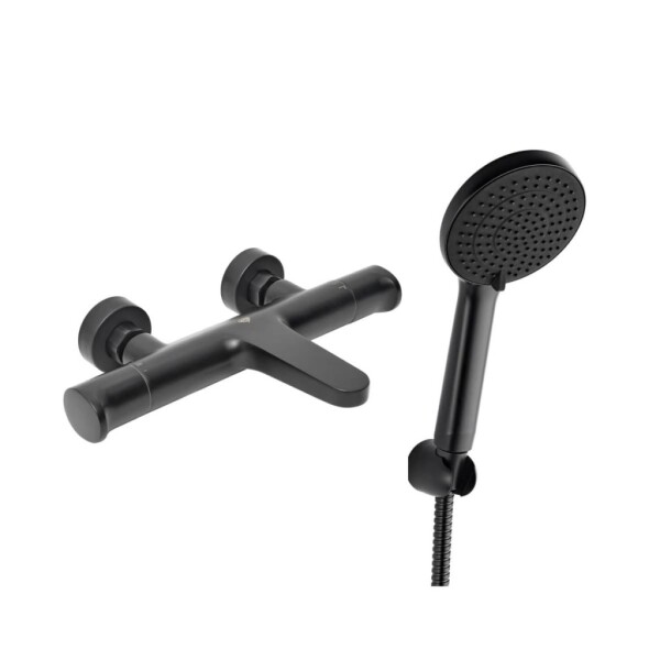 Vanová baterie SAT Dark s vanovým setem 150 mm černá matná SATBSDA222CSET1 SATBSDA222CSET1