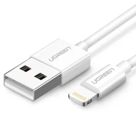 UGREEN Kabel USB-A (M) - Lightning (M) 2m bílá (6957303827305)