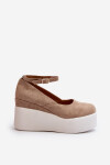 Dámské béžové espadrilky Malla Wedge