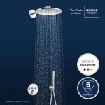GROHE - Precision SmartControl Sprchový set s termostatem pod omítku, průměr 31 cm, 2 proudy, chrom 34874000