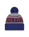 New Era Pánská zimní čepice Edmonton Oilers NHL Pom Wordmark