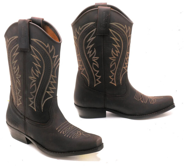 Kochmann Colorado - Chopper/western moto boty hnědé - 42