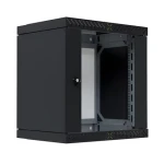 EFB WGX-1206TS.G1 černá / Nástěnný rozvaděč / 19" / 12U / 600×600 mm / skleněné dveře / nosnost 60 kg (WGX-1206TS.G1)
