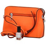 Trendová dámská crossbody Sofranina, oranžová