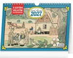 NOTIQUE Stolní kalendář Josef Lada 2027 / Extra velké písmo / 30 × 21 cm