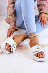 Classic Slippers With Buckle Big Star JJ274A309 White