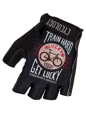 Cyklistické rukavice Cycology Train Hard Get Lucky