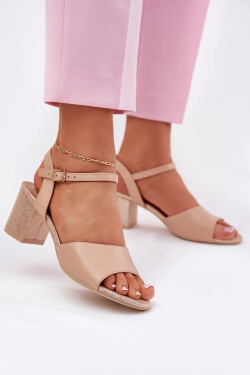 Sandály na podpatku model 213011 Step in style 40