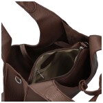 Trendy dámský koženkový set kabelek Winona, coffee