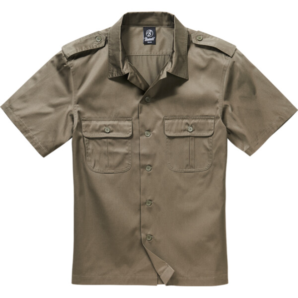Brandit Košile US Shirt Shortsleeve olivová 6XL