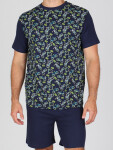 EVONA a.s. Pánské krátké pyžamo P TOD s motivem kol - P TOD XL