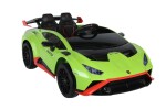 Mamido Dětské elektrické autíčko Lamborghini Huracán STO zelené