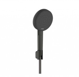 HANSGROHE - Raindance Alive Select S Set sprchové hlavice, držáku a hadice, 3 proudy, EcoSmart, kartáčovaný černý chrom 24611340