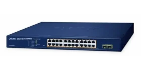 Planet GS-2210-24P2S / PoE switch / 24x Gigabit RJ45 / 2x Gigabit SFP / 260W PoE / Managed L2 (GS-2210-24P2S)