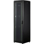 Digitus Unique 42U 2053x600x600mm černá / Rozvaděč / 19" / nosnost 800 kg / skleněné dveře / IP20 (DN-19 42U-6/6-B-1)