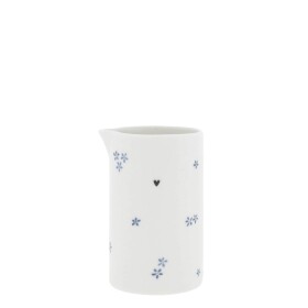 Bastion Collections Keramický džbánek Daisy Flower Blue 250 ml, modrá barva, keramika