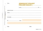 Výdajový doklad jednoduchý, A6, 100 listů, NCR