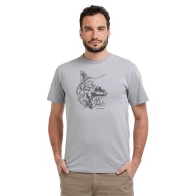 Bushman Pánské tričko Winton, světle šedé XXXL