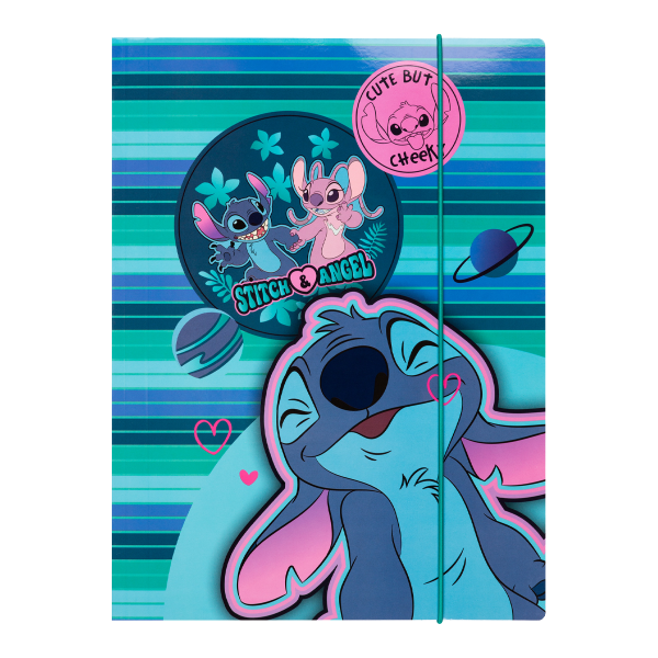 Colorino Colorino, R74784PTR, Lilo & Stitch, desky na sešity s gumičkou, A4, 1 ks
