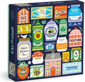 GALISON Čtvercové puzzle Sbírka čajů
