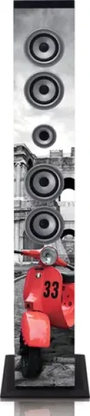 Lenco IBT-6 Roma / Sloupový reproduktor / 40W / Bluetooth / FM / USB / SD / AUX / LCD (IBT-6ROMA)