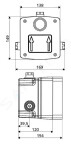 SCHELL - Podomítkové Masterboxy Základní podomítková sada Masterbox WBD-E-V 018220099