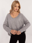 Jumper DHJ SW 17690.21 šedý jedna velikost