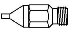 TTCM Řezací tryska 3-10 mm 9376180 (P7703)