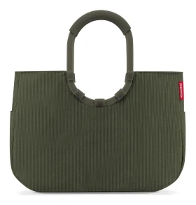 Reisenthel Loopshopper L Cord dark matcha 25 L REISENTHEL-OR5057
