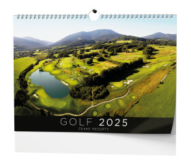 Nástěnný kalendář 2025 Baloušek - Golf - české resorty