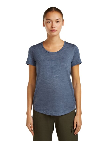 Dámské merino triko s krátkým rukávem ICEBREAKER Wmns 125 Cool-Lite Sphere III SS Scoop, Dawn Hthr velikost: XS