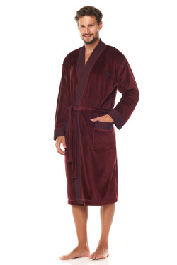 L&L 2050 Royal M-2XL pánský župan kaštanové XL-182/120/116