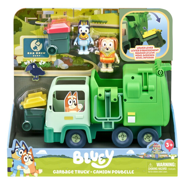 Popelářské auto Bluey + 2 figurky - TM Toys