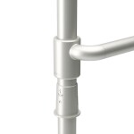 Teleskopický rám pro závěsy a dělení prostoru Umbra ANYWHERE - stříbrný