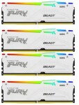 Kingston Fury Beast White RGB 64GB (4x16GB) DDR5 5600MHz / CL40 / DIMM / XMP (KF556C40BWAK4-64)