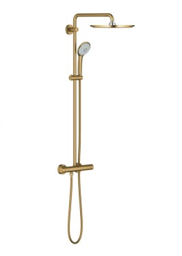 GROHE - Euphoria Sprchový set 310 s termostatem, 3 proudy, kartáčovaný Cool Sunrise 26075GN0