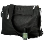 Stylová dámská koženková crossbody kabelka Verrona new, černá