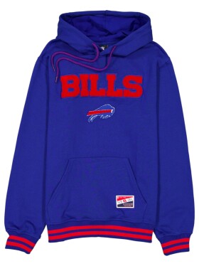New Era Pánská mikina Buffalo Bills NFL Felt Logo Throwback Hoodie Velikost: XL