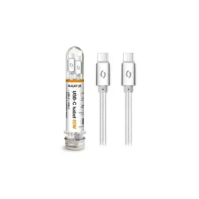 Aligator Datový kabel TUBA / 65W / USB-C/USB-C 1m bílý (DAKT011)
