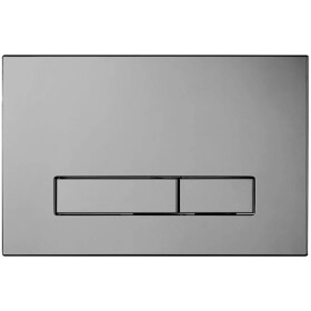 CERANO - Ovládací tlačítko splachování Slim k WC modulu Profi - ABS - tmavě šedá CER-8050BD80358