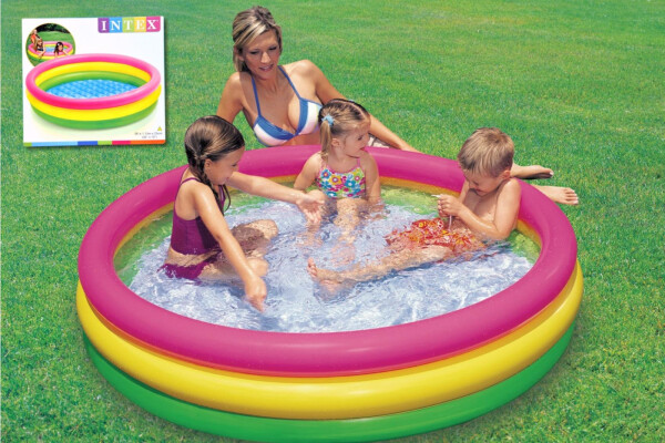 Bazén nafukovací dno 114x25cm v krabici - Alltoys Intex