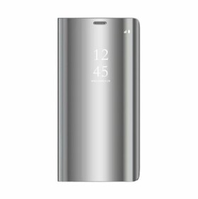 Pouzdro Cu-Be Clear View Samsung Galaxy A14 4G/5G stříbrné