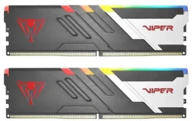 Patriot Viper Venom RGB 32GB (2x16GB) 7400 MHz / DDR5 / CL36 / XMP 3.0 / ECC / Unbuffered / 1.45 V (PVVR532G740C36K)