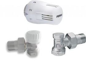 NOVASERVIS - Sada na radiatory s termostatem rohová 1/2" ZTM02