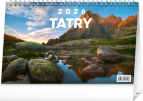 NOTIQUE Stolový kalendár Tatry 2026 / 23.1 x 14.5 cm (PGS-35356-SK)