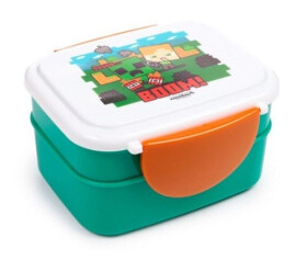 Svačinový box s příborem Minecraft SSS-BOOM