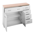 ARTEN (NANO Systems s.r.o.) Komoda TOP MIX-2D5S (Dub sonoma/bílá)