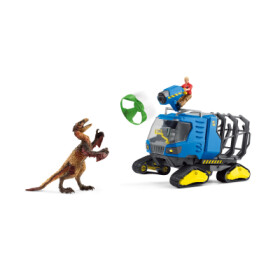 Schleich Dinosaurs 42604 Pásové vozidlo na odchyt dinosaurů